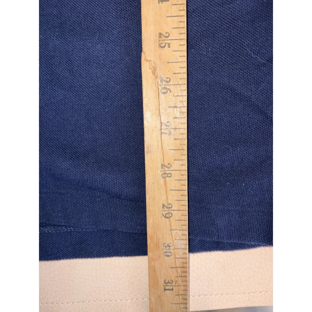 New Polo Ralph Lauren Long Sleeve Polo Shirt Mens XL Navy Blue Cotton